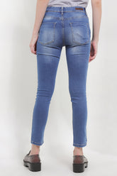 CDL Celana Panjang High Waist Skinny Wanita P0021B16B